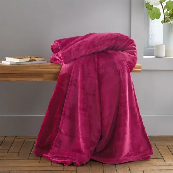 Extra Large Throw Blanket - Hot Pink, Polyester