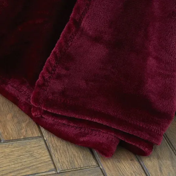 Extra Large Throw Blanket - Red, Polyester