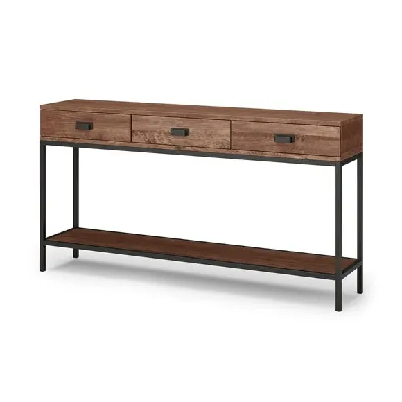 Extra Wide Console Table with Drawers - Pine