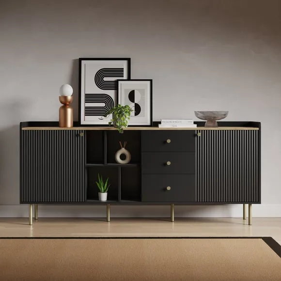 Extra Wide Sideboard - Black image