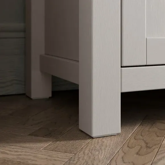 Extra Wide Sideboard with Desk - Stone, Wood