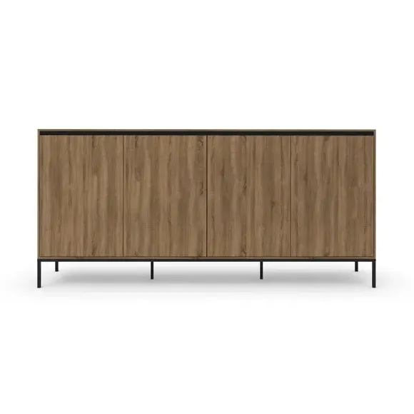 Extra Wide Sideboard with Drawers - Oak, Wood