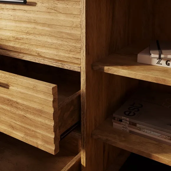Extra Wide Sideboard with Storage - Mango Wood