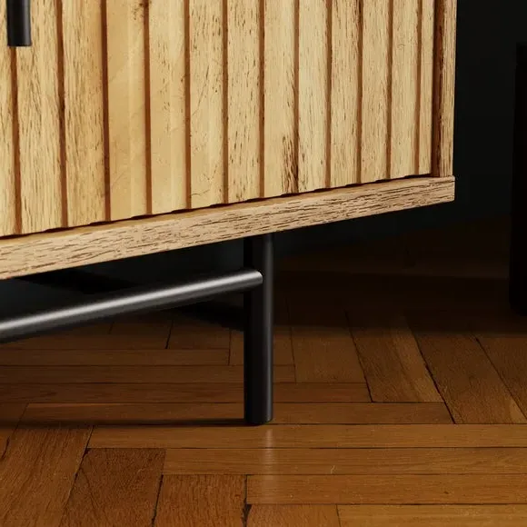 Extra Wide Sideboard with Storage - Mango Wood
