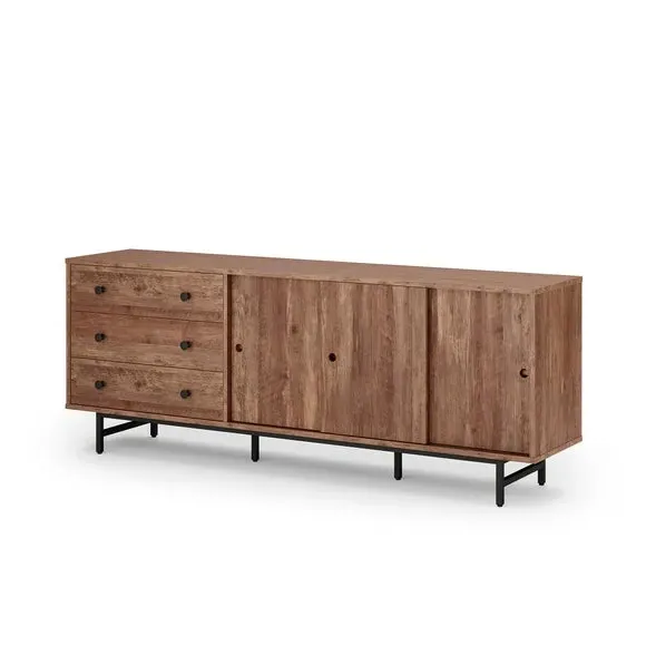 Extra Wide Sideboard with Storage - Pine