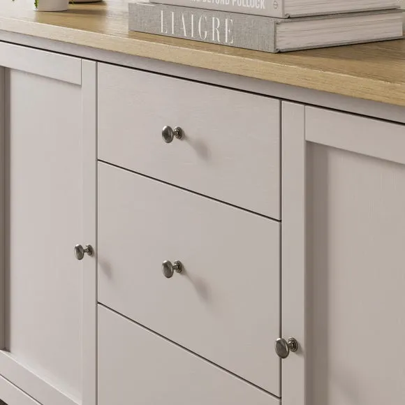 Extra Wide Sideboard with Storage - Stone