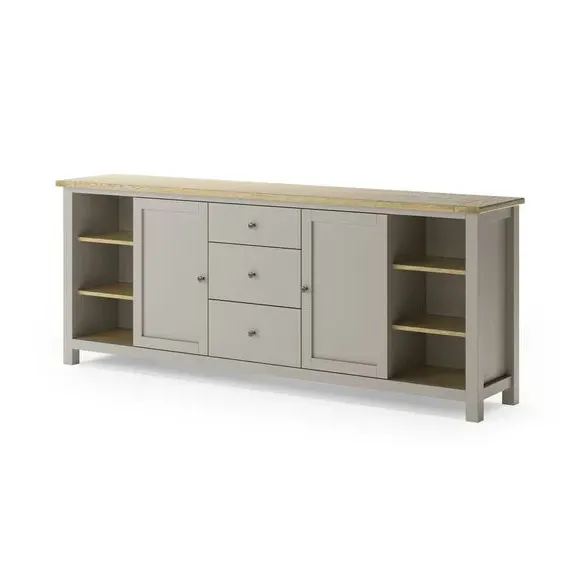 Extra Wide Sideboard with Storage - Stone
