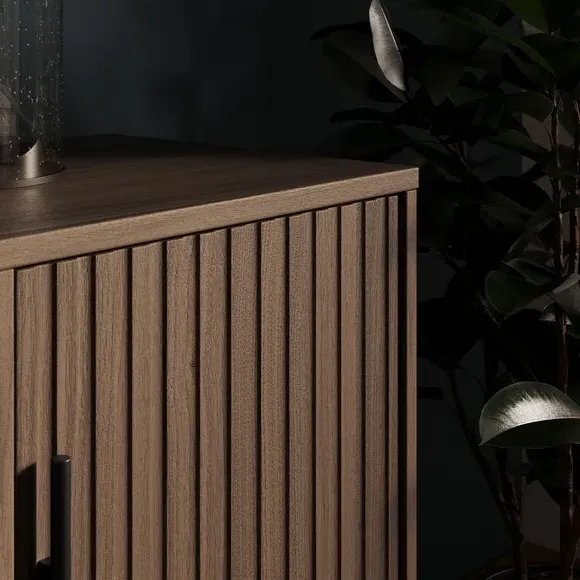 Extra Wide Sideboard with Storage - Walnut
