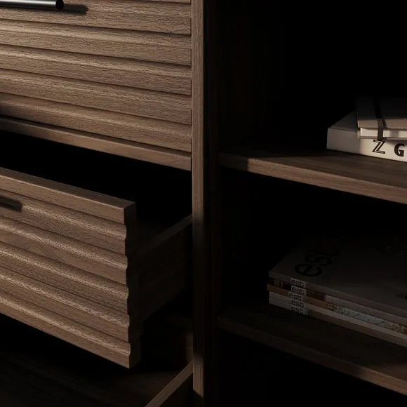 Extra Wide Sideboard with Storage - Walnut