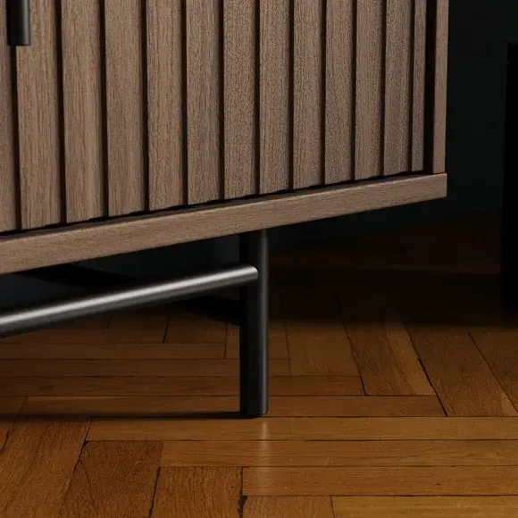 Extra Wide Sideboard with Storage - Walnut