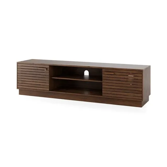Extra Wide TV Unit for 65" TVs - Dark Wood