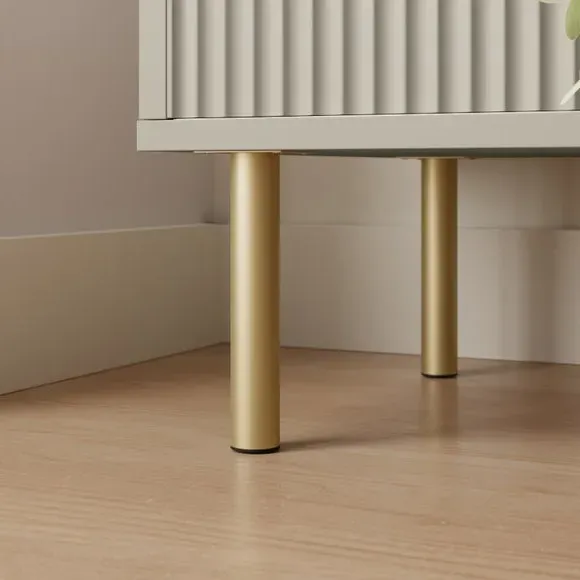 Extra Wide TV Unit with Storage - Natural