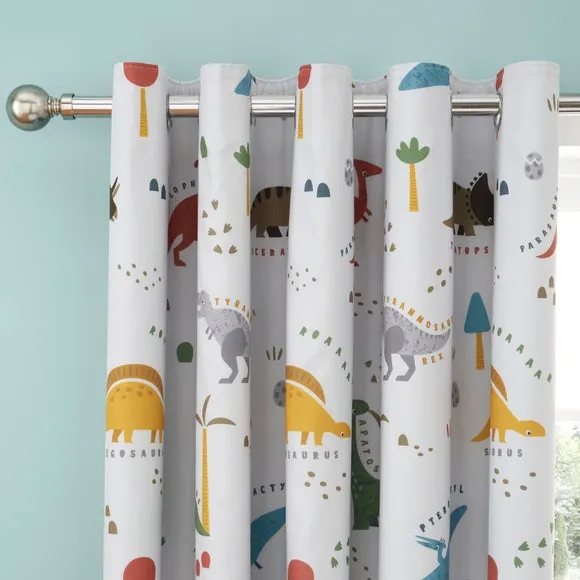 Eyelet Blackout Curtains - Multicolor, Polyester image
