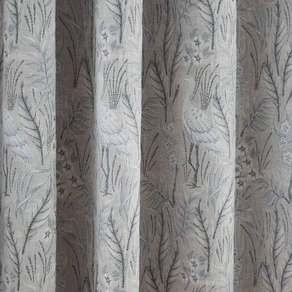 Eyelet Blackout Curtains - Mushroom, Polyester