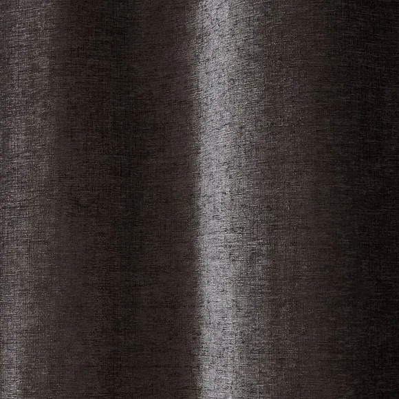 Eyelet Curtains Fully Lined - Grey, Chenille