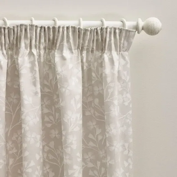 Eyelet Curtains Reversible Design - Natural