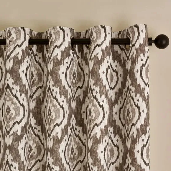 Eyelet Curtains Reversible Design - Natural image