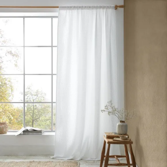Eyelet Curtains Reversible Design - Teal