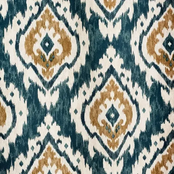 Eyelet Curtains Reversible Design - Teal