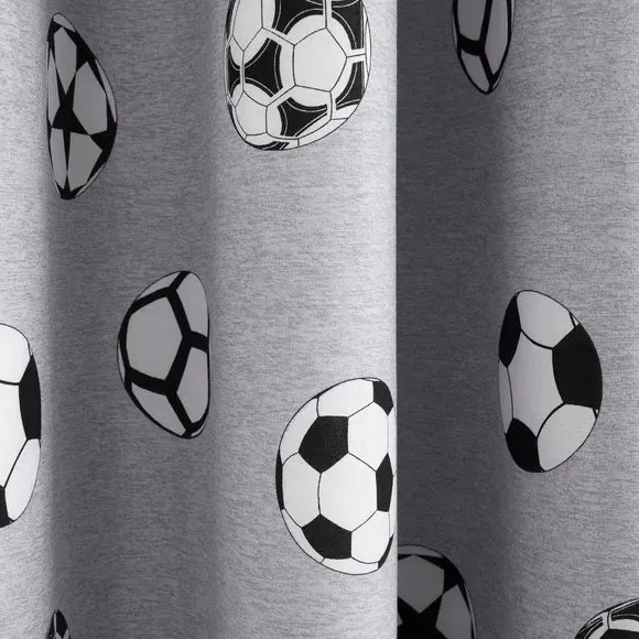 Eyelet Curtains with Blackout Lining - Football