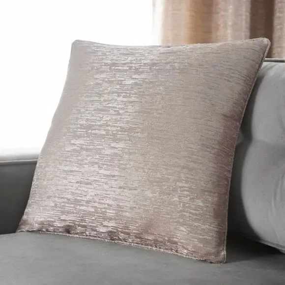Eyelet Curtains with Lining - Champagne
