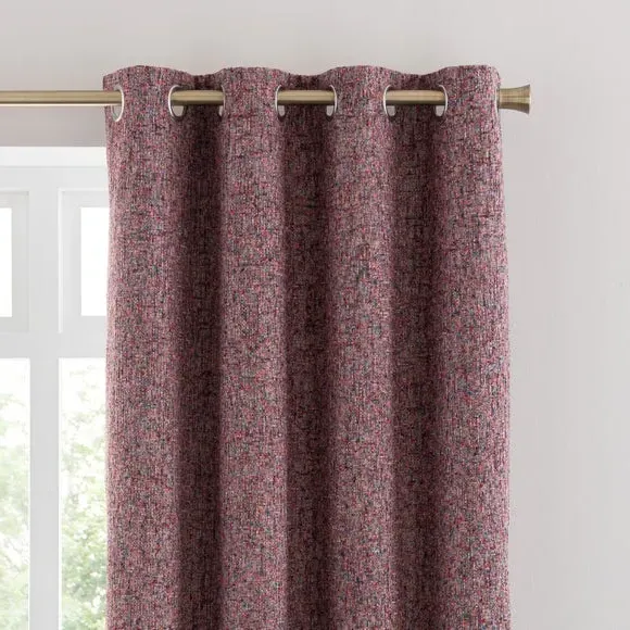 Eyelet Curtains with Lining - Chenille image
