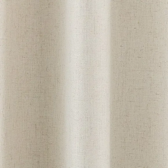 Eyelet Curtains with Lining - Ecru