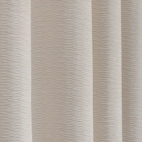 Eyelet Curtains with Lining - Ivory, Velvet
