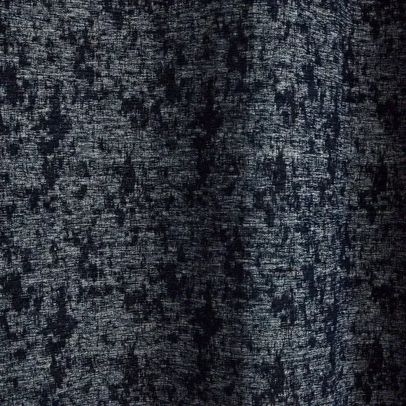 Eyelet Curtains with Lining - Navy, Chenille