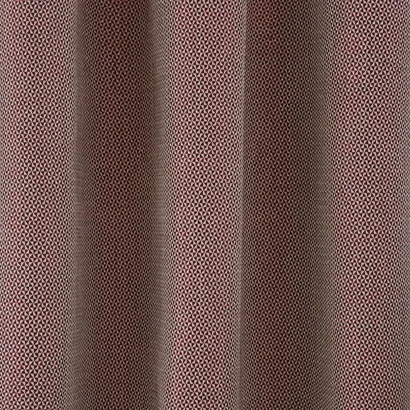 Eyelet Curtains with Lining - Wine