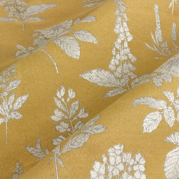 Eyelet Curtains with Room Darkening - Gold, Polyester