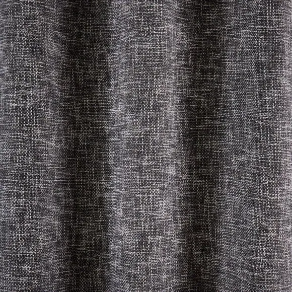Eyelet Curtains with Textured Design - Monochrome