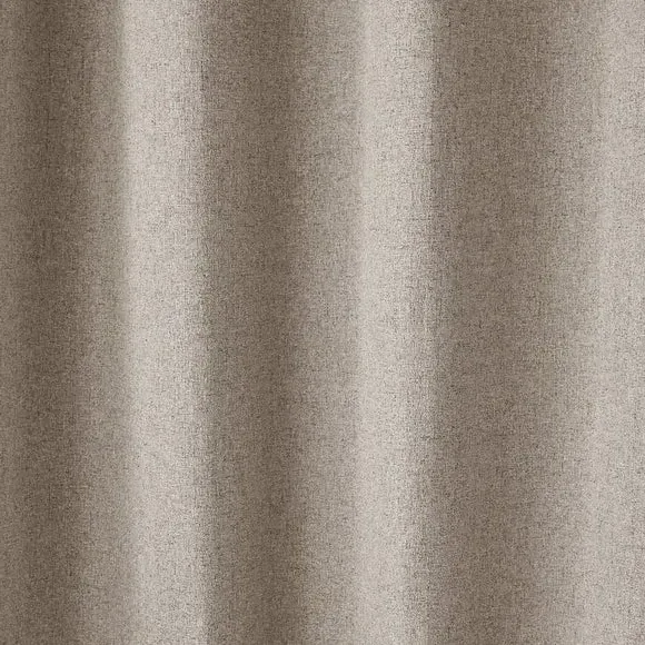 Eyelet Curtains with Weave Design - Natural