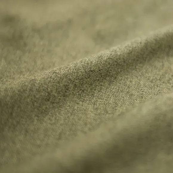 Eyelet Door Curtain with Blackout - Olive