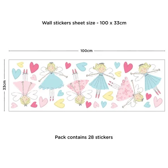 Fairy Wall Stickers - Multicolor