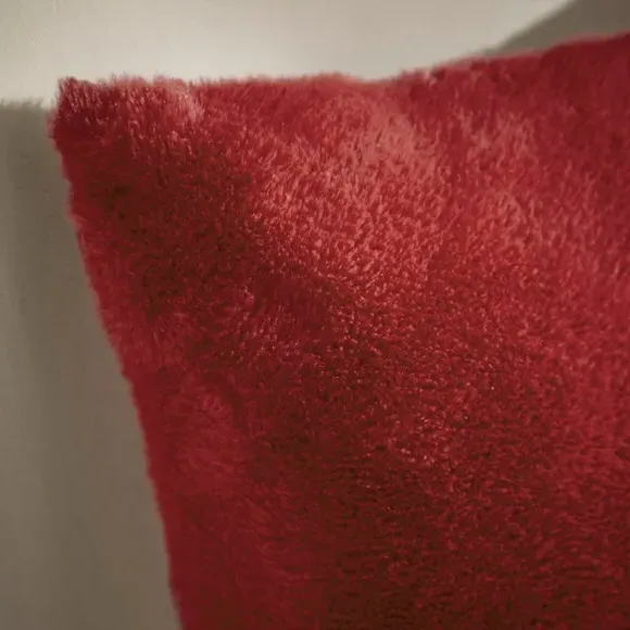 Faux Fur Cushion - Redwood, Recycled Polyester