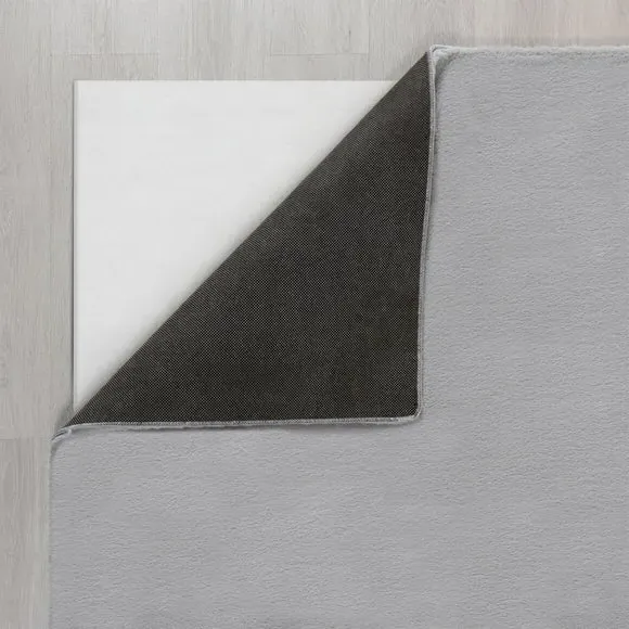 Faux Fur Rug Supersoft - Grey, Polyester