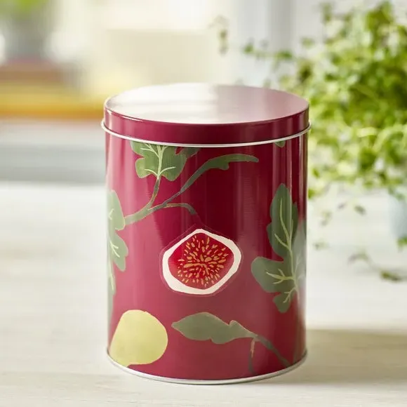 Fig Print Storage Canister - Purple image