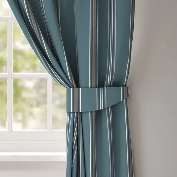Fire Retardant Curtain Tieback - Peacock