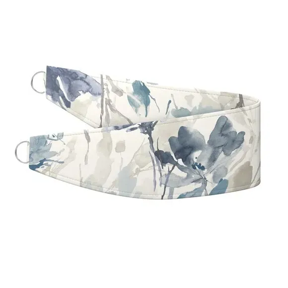 Fire Retardant Curtain Tieback - Slate Blue