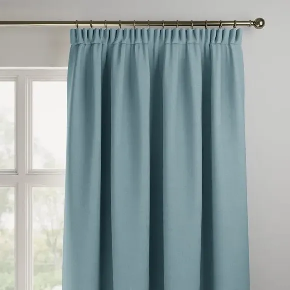 Fire Retardant Curtains Made to Measure - Blue