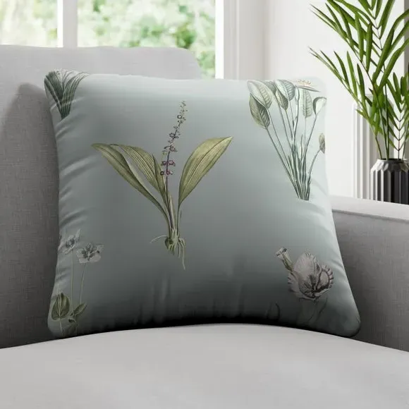 Fire Retardant Cushion Cover - Chalk Blue image