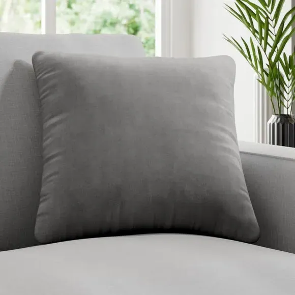 Fire Retardant Cushion Cover - Flint, Velour