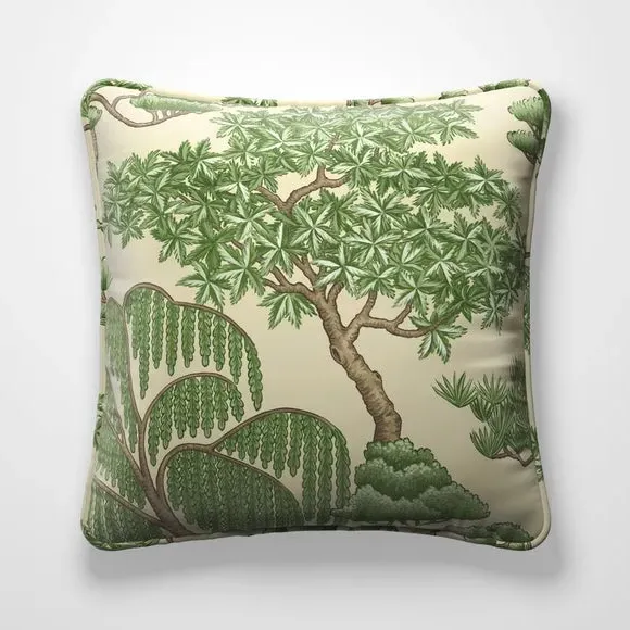 Fire Retardant Cushion Cover - Forest Pattern