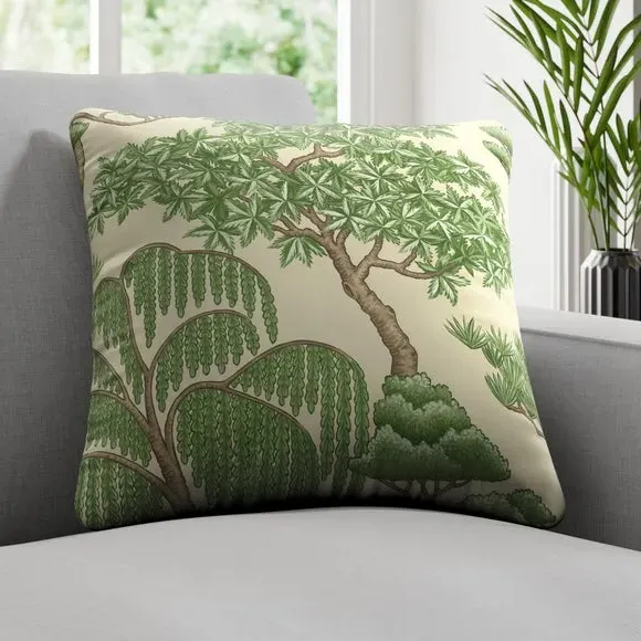 Fire Retardant Cushion Cover - Forest Pattern image