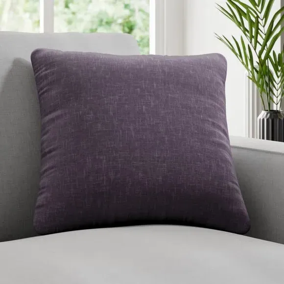 Fire Retardant Cushion Cover - Grape, Textured image