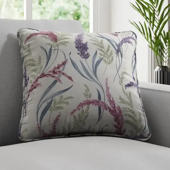 Fire Retardant Cushion Cover - Heather, Floral
