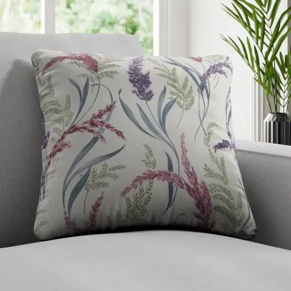 Fire Retardant Cushion Cover - Heather, Floral