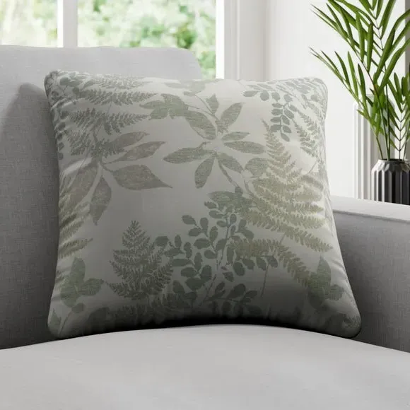 Fire Retardant Cushion Cover - Jade, Fabric image
