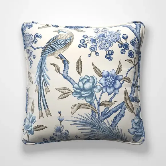Fire Retardant Cushion Cover - Lapis, Fabric